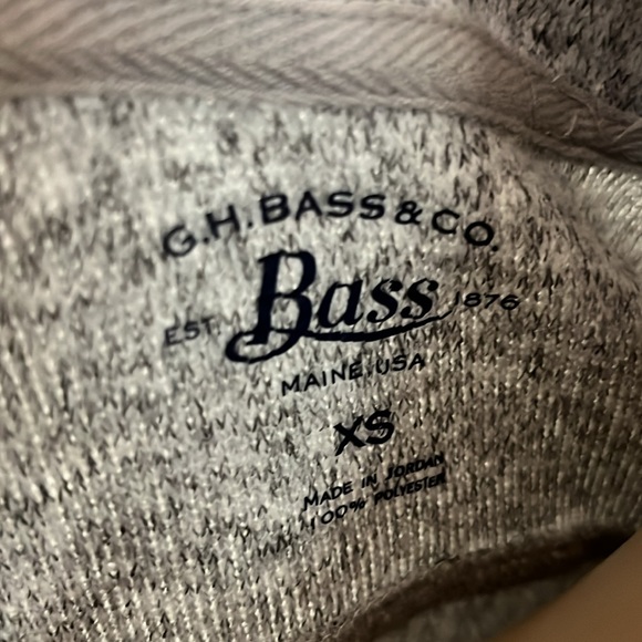 NWOT G.H. Bass & Co. 1/4 zip fleece XS - Picture 4 of 4